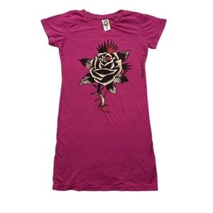 ed hardy pink vintage top